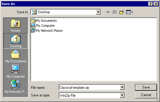 Save As dialog box